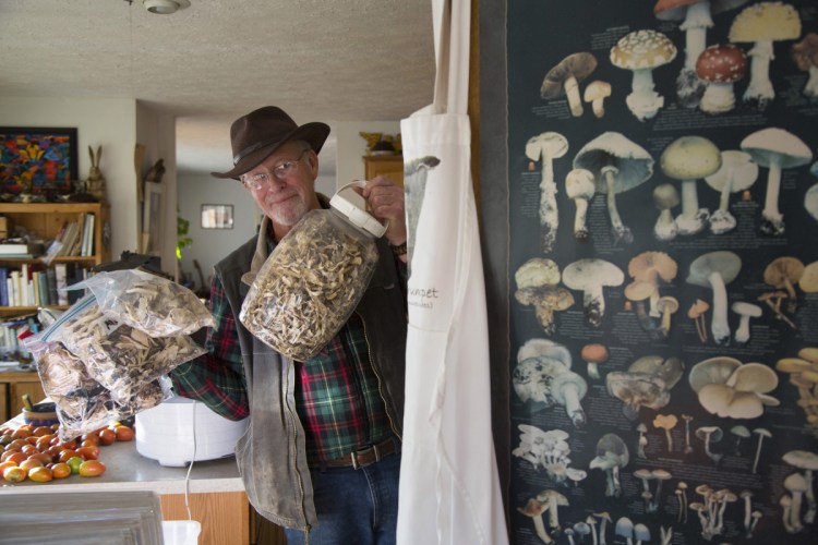 David Spahr, a forager and proponent of low-carbon-footprint eating, is a legend in Maine's mushroom hunting circles.
