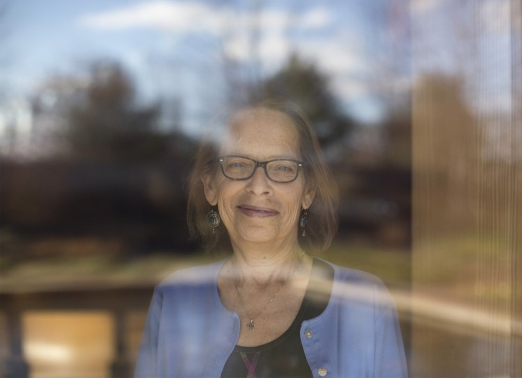 Rosie Wohl poses for a portrait at Congregation Bet Ha'am on Wednesday, November 14, 2018. Wohl is Jewish chaplain at Maine Med and a member of the Caring Committee at Bet Ha'am, which helps families through shiva.