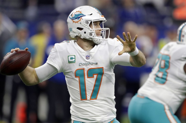 Dolphins quarterback Ryan Tannehill is due to count $26.6 million against Miami's salary cap next season, putting his future with the team in doubt.