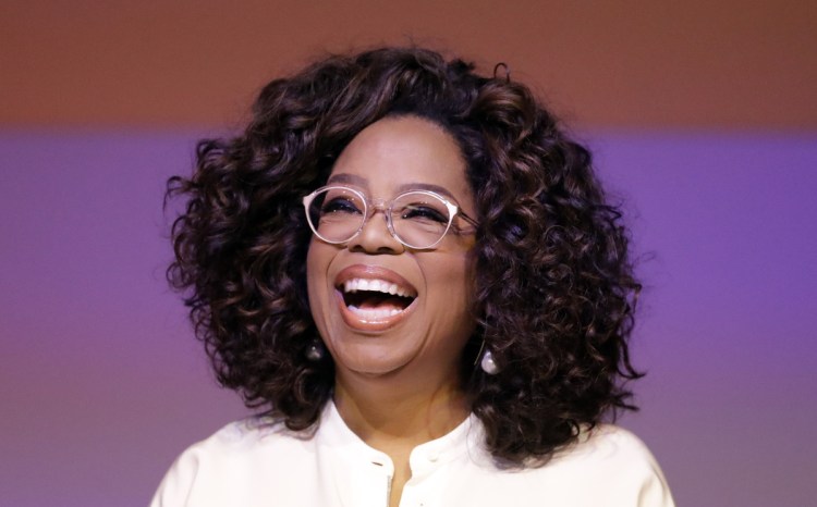 Oprah Winfrey pays tribute to Nelson Mandela at the University of Johannesburg.