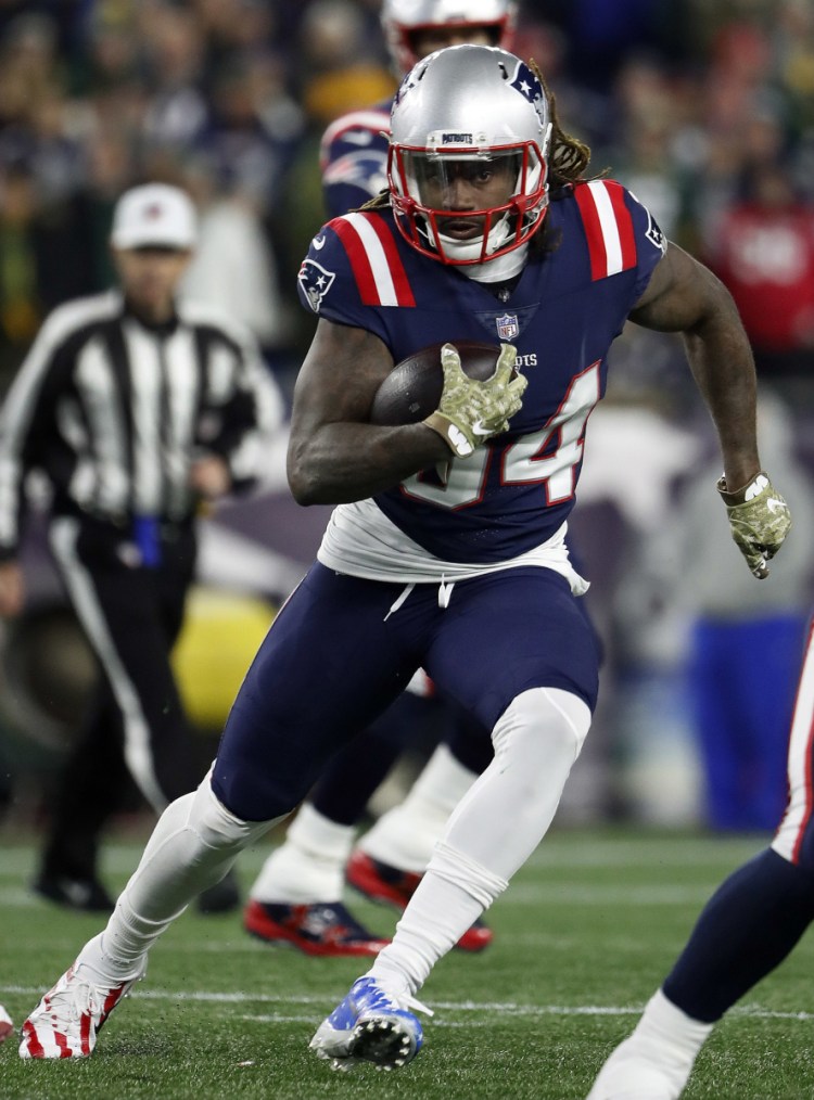 Cordarrelle Patterson, who rushed for a season-high 61 yards against the Green Bay Packers, is showing the Patriots what he can do once he's given the chance that other teams never gave him.