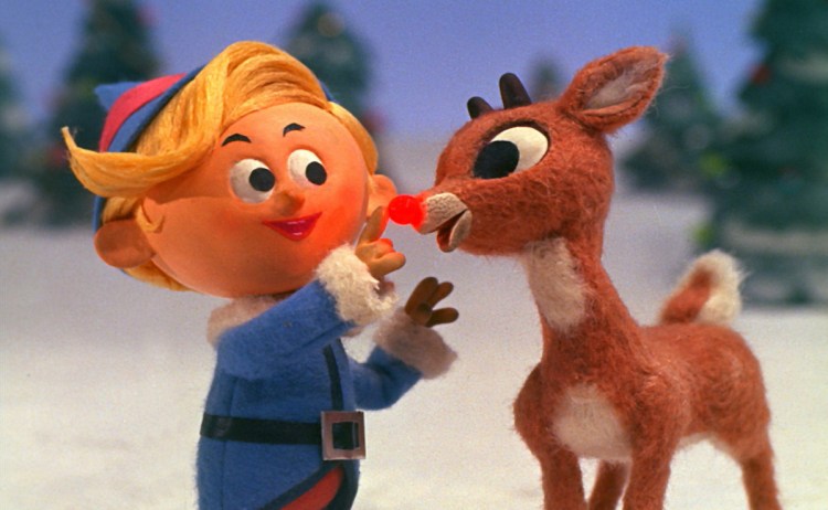 Hermey the elf and Rudolph in "Rudolph the Red-Nosed Reindeer." A HuffPost video raising questions about the TV classic has been viewed over 5 million times.