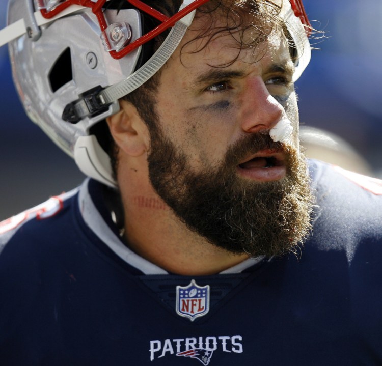 James Develin is a bruising fullback and special teams player. He rarely gets to run the ball, but when he does, he always scores. He's 3 for 3 this season.