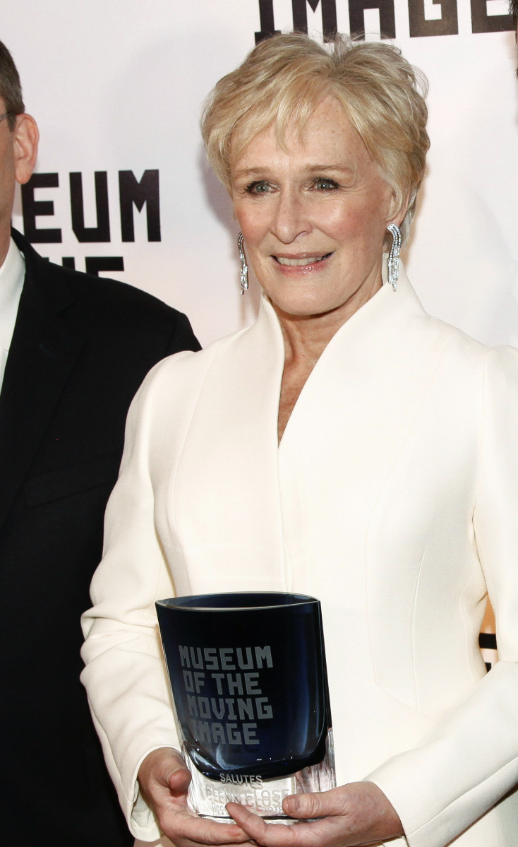 The Museum of the Moving Image has honored Glenn Close.