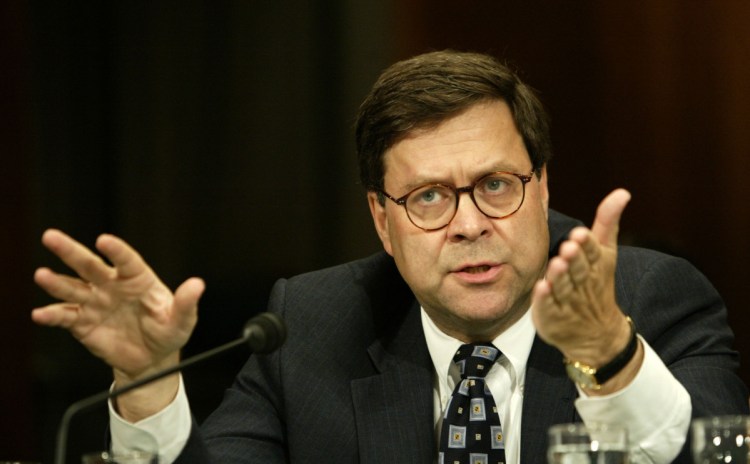 William Barr, shown in 2003, was attorney general under President George H.W. Bush.