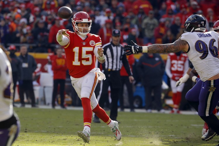 Quarterback Patrick Mahomes, in his first season as a starter, has led the Kansas City Chiefs to an 11-2 record and the cusp of an AFC West title. They can clinch with a win over the San Diego Chargers on Thursday.