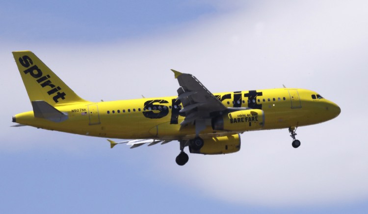 The Transportation Department said Friday that 89 percent of Spirit Airlines' flights in October arrived on time, a change from three years ago.
