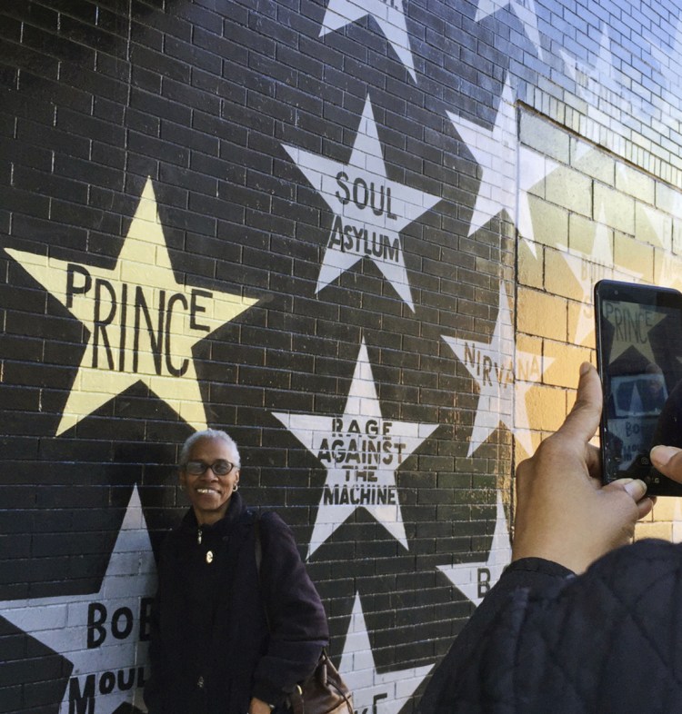 Prince fans stop at a memorial in Minneapolis last year. The musician    died from an accidental fentanyl overdose in 2016.