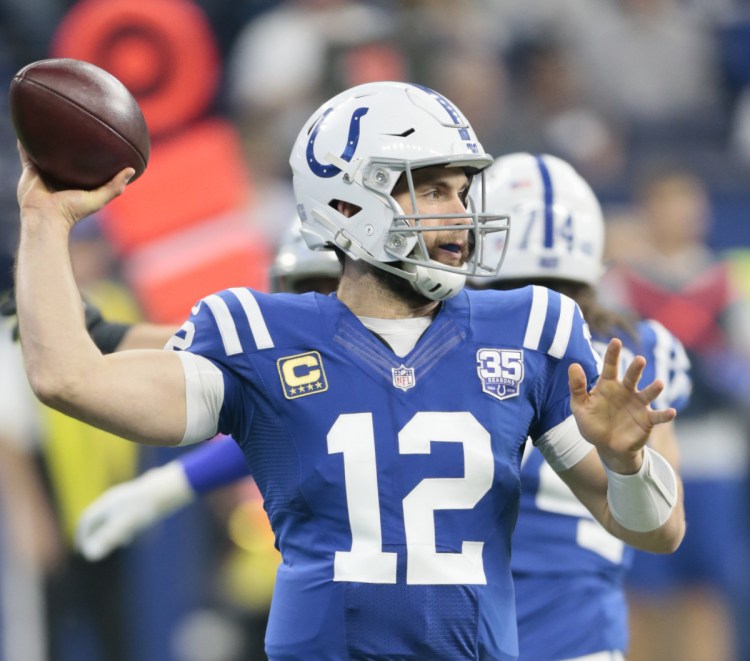 Andrew Luck and the Indianapolis Colts kept themselves in the middle of the AFC playoff race by winning for the seventh time in their last eight games.