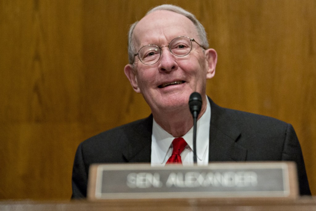 Sen. Lamar Alexander, R-Tenn., won't run for reelection. His decision means for the second time in two years, Tennessee will have an open U.S. Senate race. MUST CREDIT: Bloomberg photo by Andrew Harrer