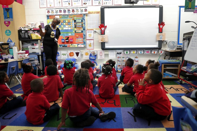 Michelle Garnett teaches a pre-kindergarten class at Alice M. Harte Charter School in New Orleans. Charter schools, which are publicly funded and privately operated, are often located in urban areas with large back populations, intended as alternatives to struggling city schools.