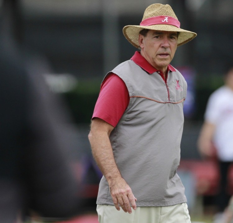 Alabama Coach Nick Saban wants his team aiming for perfection as it prepares for the Orange Bowl on Saturday, starting a bid for a fourth title in five years.