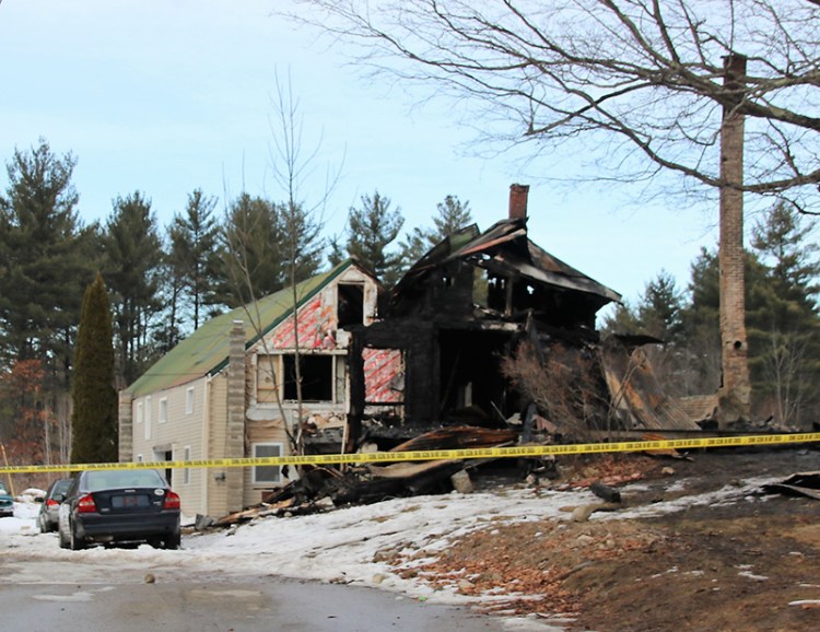 A house on Garvin Road in Acton burned Saturday morning. 