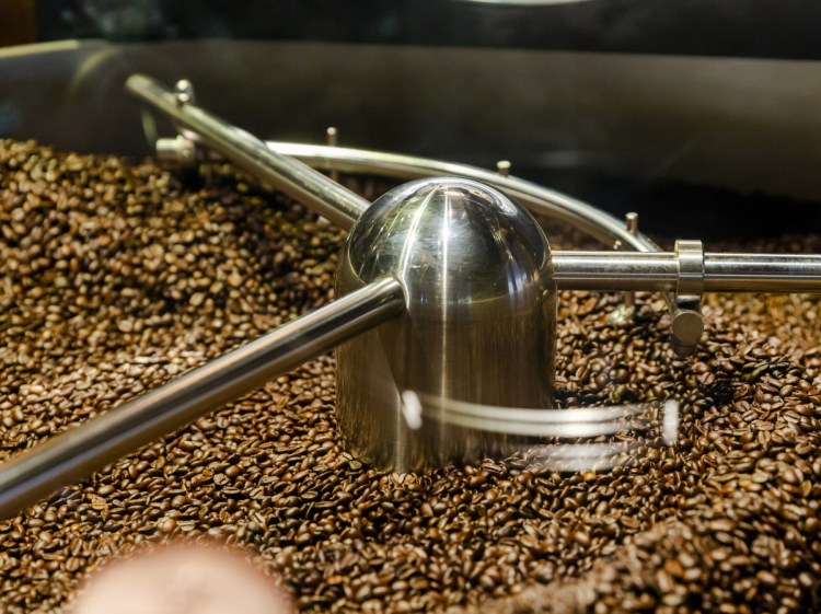 Coffee beans are processed at the Starbucks Corp. Reserve Roastery in New York. Coffee prices appear poised for an increase.