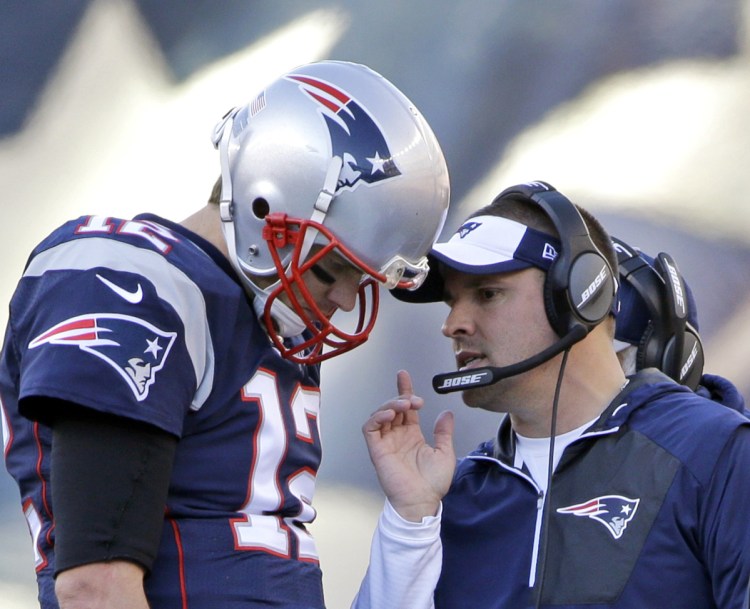 Quarterback Tom Brady of the New England Patriots may not be working in the future with offensive coordinator Josh McDaniels – a candidate to become an NFL head coach again. But Brady's seen enough changes over a long career that he'll be fine with it.