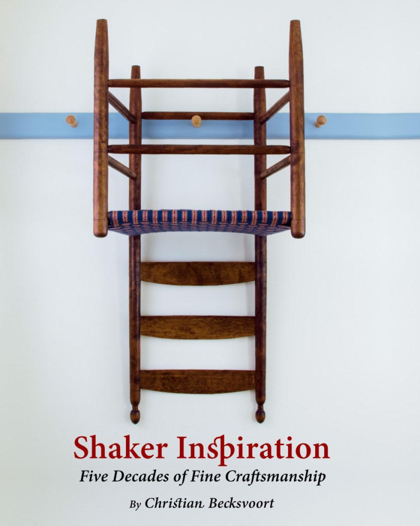 "Shaker Inspiration: Five Decades of Fine Craftsmanship" is Becksvoort's third book.