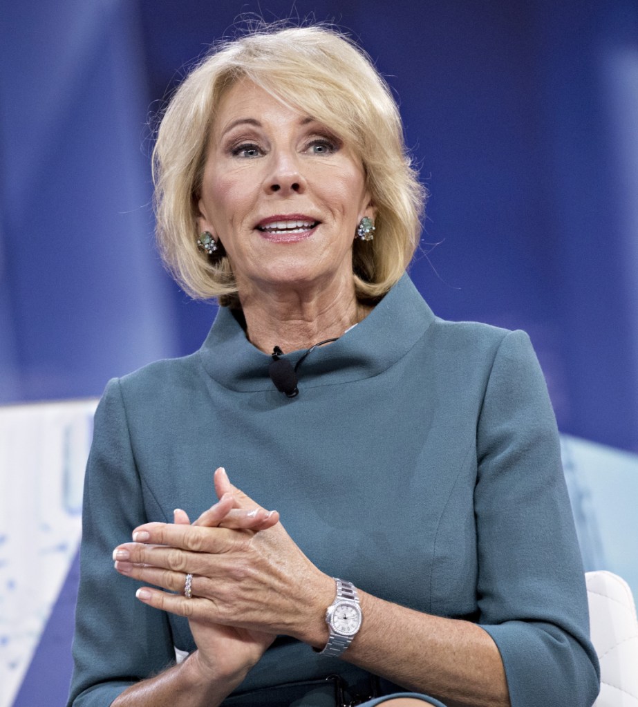 Education Secretary Betsy DeVos has criticized limits on what kinds of programs qualify for federal student aid.
