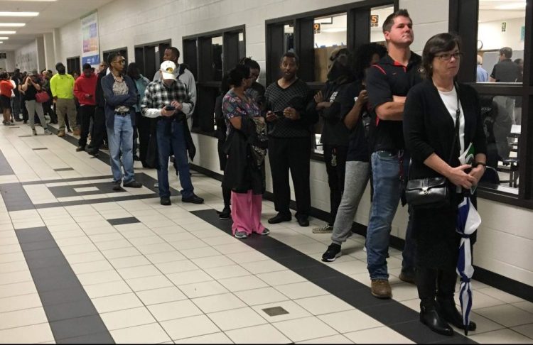 H.R. 1 would take steps to prevent technical malfunctions such as those that prompted hours-long waits on Nov. 6. for voters at Anderson-Livesy Middle School in Snellvillle, Ga.