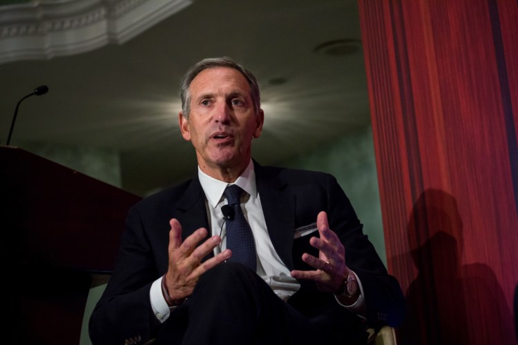 Howard Schultz, chairman and founder of Starbucks Corp., is socially liberal and economically conservative.