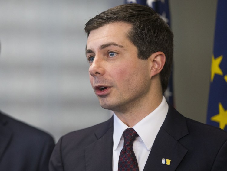 South Bend Mayor Pete Buttigieg announces that he will not seek another term as mayor during a news conference at his office in South Bend, Ind. Few people know Buttigieg's name outside the Indiana town where he's mayor, but none of that has deterred him from contemplating a 2020 Democratic presidential bid.