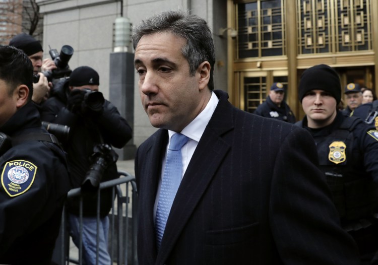 Michael Cohen, former personal lawyer to President Trump, will not testify before Congress next month as scheduled.