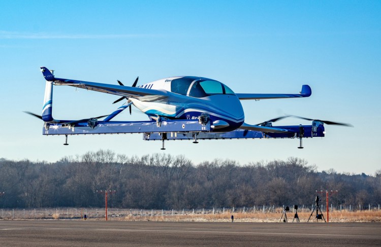 Boeing completed the first test flight of its autonomous passenger air vehicle prototype in Manassas, Va., on Tuesday.