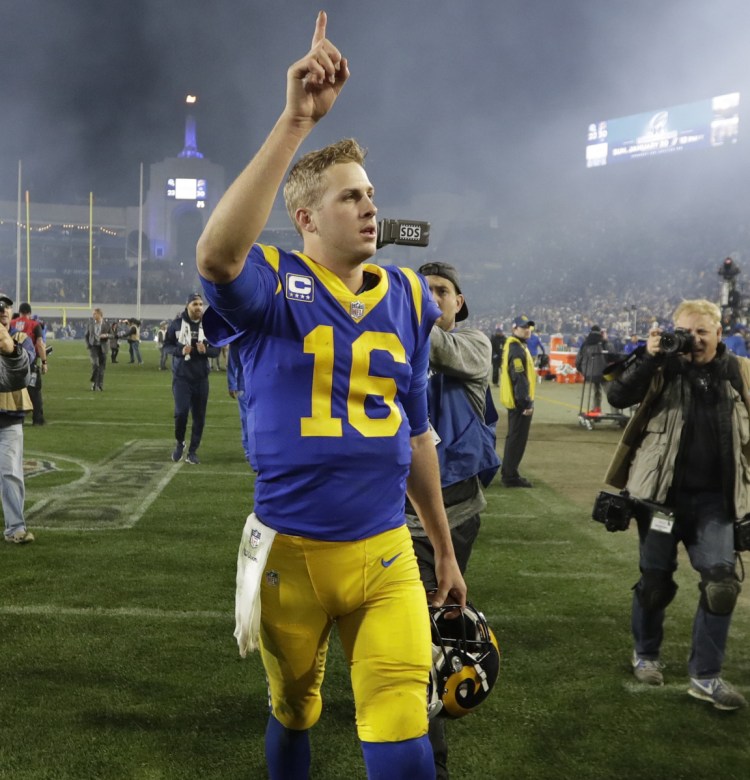 Los Angeles Rams quarterback Jared Goff entered the NFL as a No. 1 overall draft choice. That basically means he was hired to lead his team to the Super Bowl, which he's done. Now he has to beat Tom Brady, the quarterback he grew up watching, at his own game.