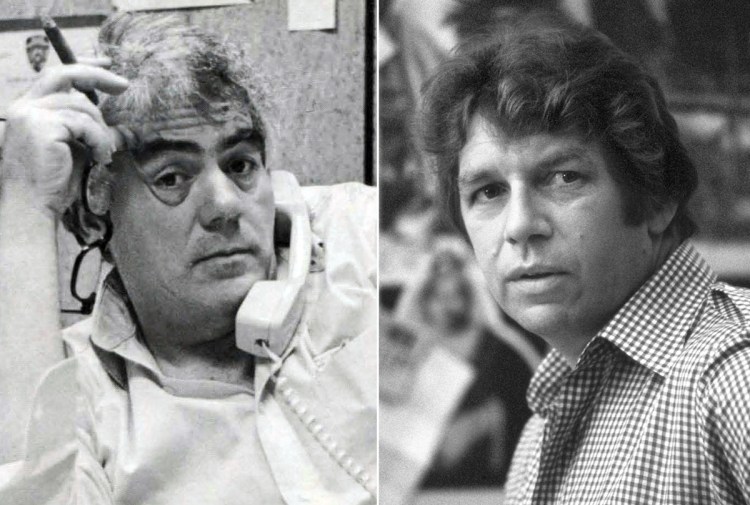 Jimmy Breslin, left, and Pete Hamill are the focus of an HBO film.