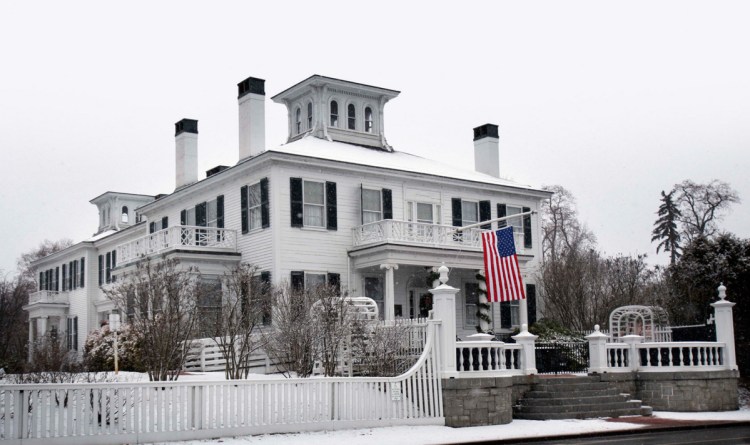 The governor's mansion is a place where the chief executive can make a grand gesture about what's possible.