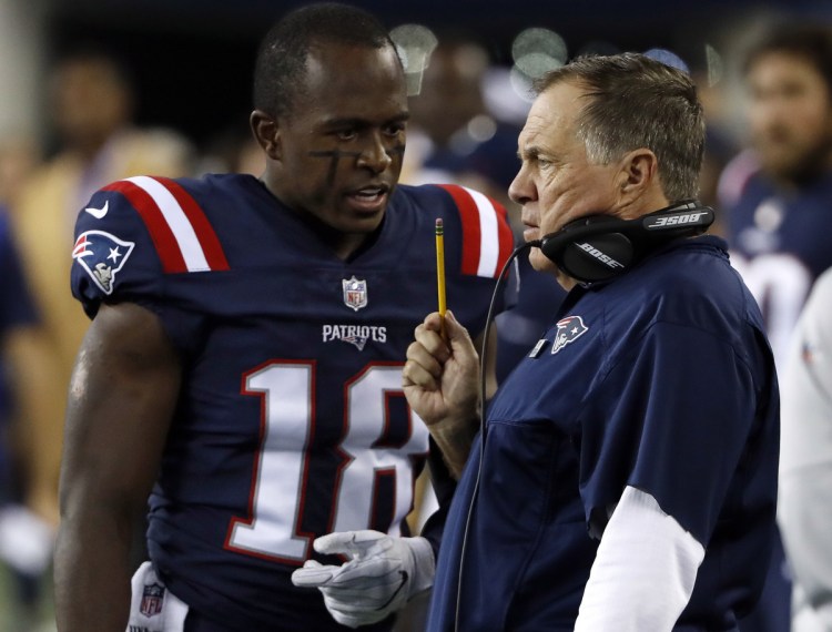 New England Patriots Coach Bill Belichick, with his special teams ace Matthew Slater, credits his years as a special teams coach with the New York Giants for shaping his overall coaching outlook.
