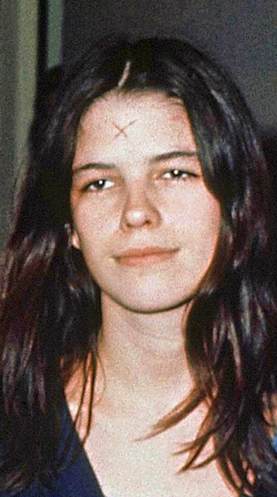 Leslie Van Houten in a Los Angeles lockup on March 29, 1971.