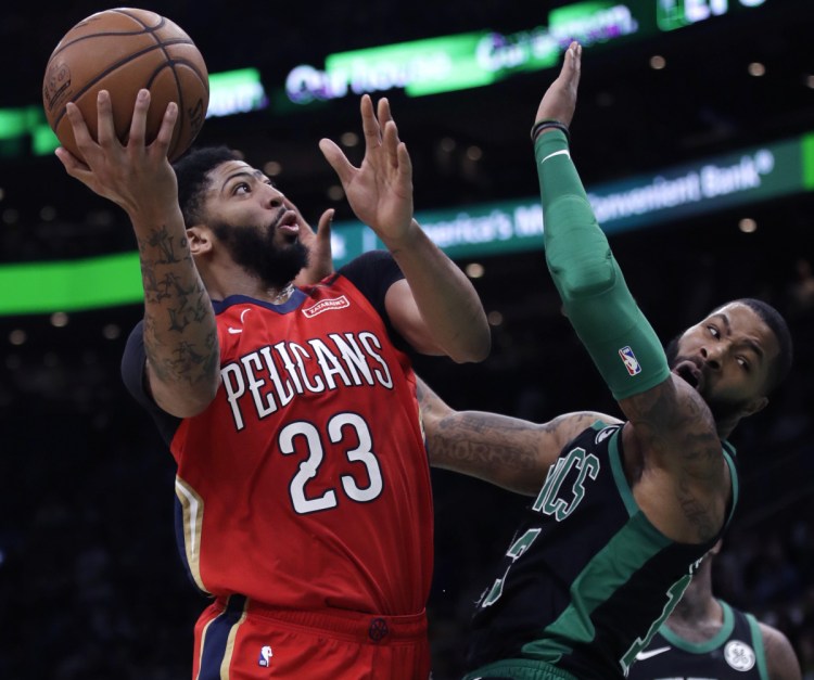 Though many NBA experts view Boston as a possible destination for New Orleans Pelicans star Anthony Davis now that he has requested a trade, the Celtics can't trade for him until Kyrie Irving either re-signs or leaves for another team.