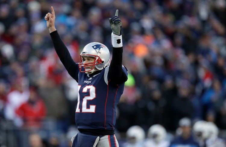 The New England Patriots won the coin toss, took the ball, and started a dominant offensive performance. Quarterback Tom Brady completed 33 of 44 passes for 343 yards and a touchdown as the Patriots beat the Chargers 41-28 to advance to their eighth straight AFC title game. 