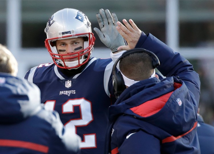 Tom Brady has had varied success in the AFC championship when the Patriots are on the road. 