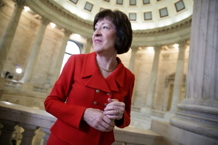Sen. Susan Collins may face an opponent with at least $3.8 million raised through a crowdfunding campaign.
