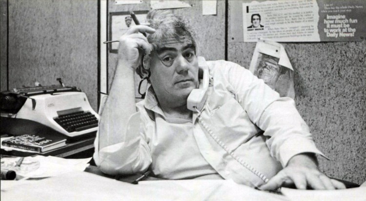 This image released by HBO shows journalist Jimmy Breslin who is the focus of the HBO documentary "Breslin and Hamill: Deadline Artists." 