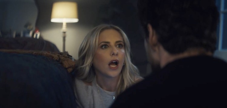 This video screen grab shows actress Sarah Michelle Gellar in a horror-movie parody for Olay.