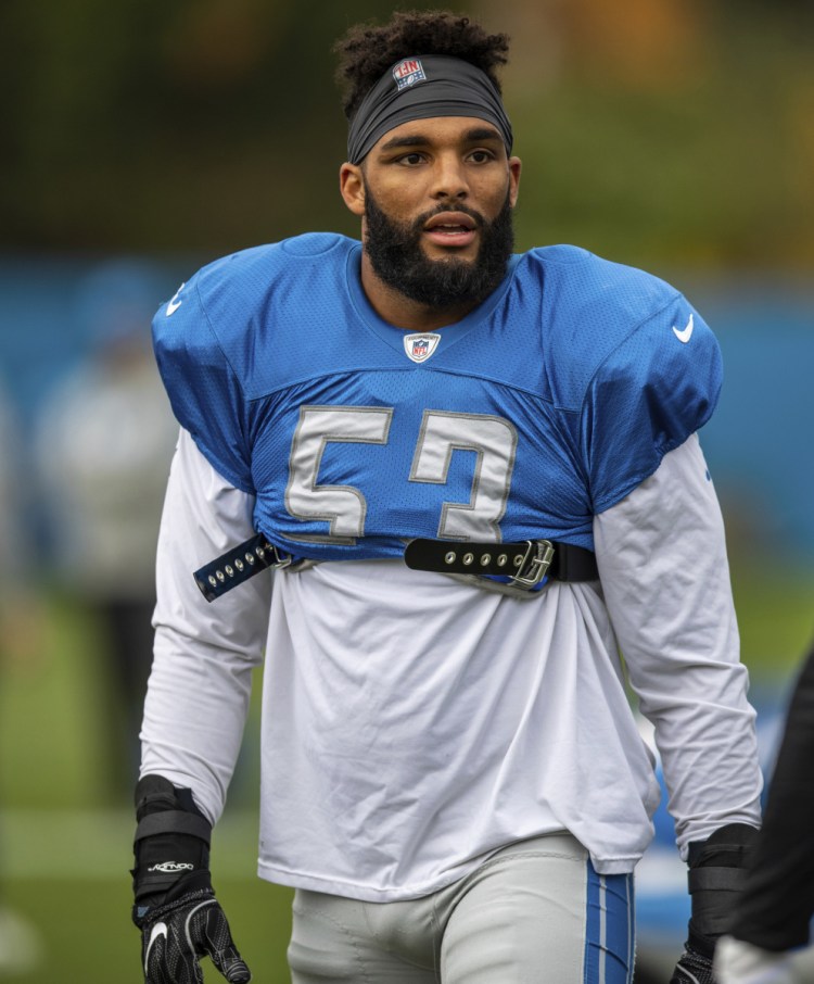 Linebacker Trevor Bates, 25, played in nine games last fall for the Detroit Lions. An alleged assault on an officer could upend his career.