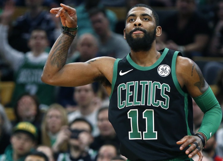 Kyrie Irving is putting up the type of numbers not seen in Boston since Larry Bird played for the Celtics before Irving was born.