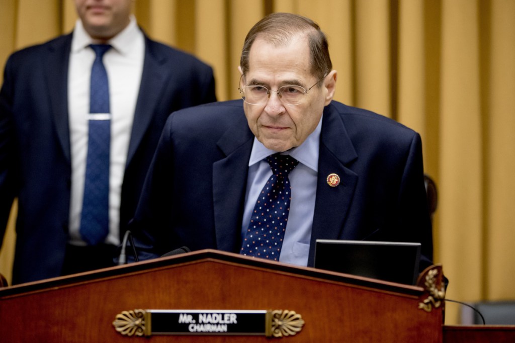 Judiciary Committee Chairman Jerrold Nadler, D-N.Y., said to Acting Atorney General Matthew Whitaker, "You decided that your private interest in overseeing this particular investigation – and perhaps others from which you should have been recused – was more important than the integrity of the department. The question that this committee must now ask is: Why?"