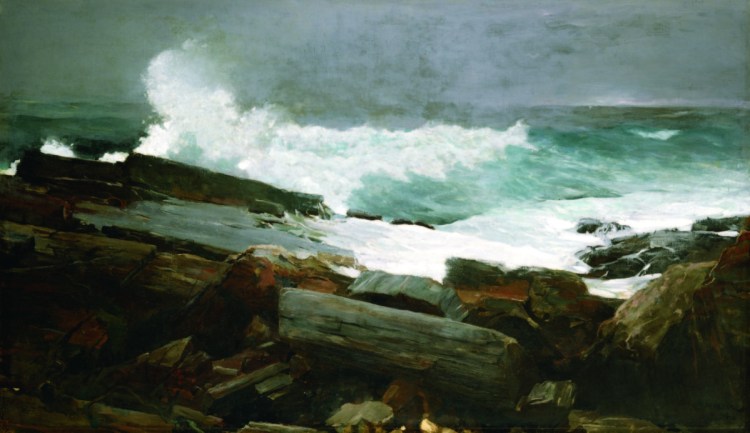 The Portland Museum of Art and the Maine Humanities Council are collaborating on an exhibition that will include 20 objects representing 20 Maine stories, which might include, for example, Winslow Homer's "Weatherbeaten," an oil on canvas, 28 by 48 inches, shown at the Portland Museum of Art. Bequest of Charles Shipman Payson.