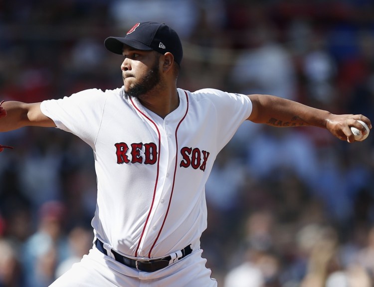 Boston pitcher Eduardo Rodriguez didn't have injuries to contend with in the offseason and is in top shape this year.