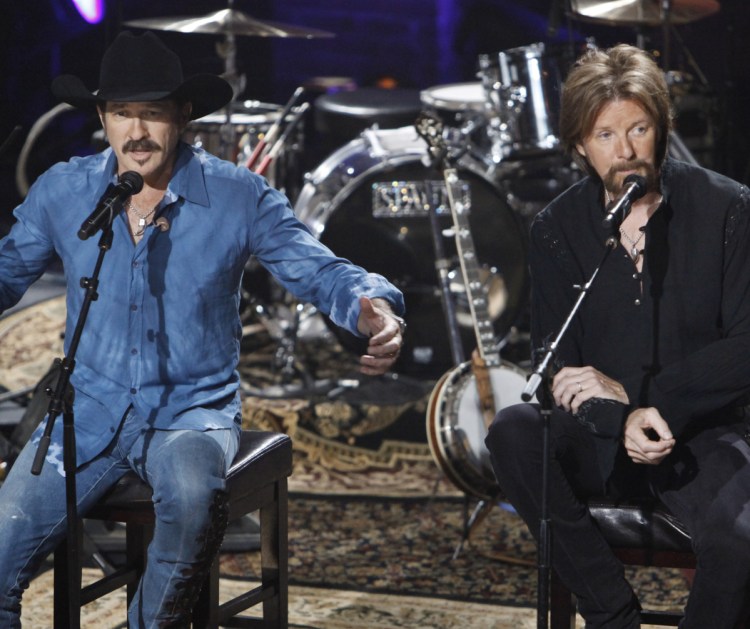 Kix Brooks, left, and Ronnie Dunn collaborated on their new album, "Reboot," with some of country music's brightest stars, including Kacey Musgraves, Ashley McBryde and Brothers Osborne.