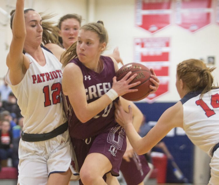 Anna DeWolfe has continued to be a force for the Greely girls' basketball team as a senior, and is joined by outstanding teammates in the backcourt.