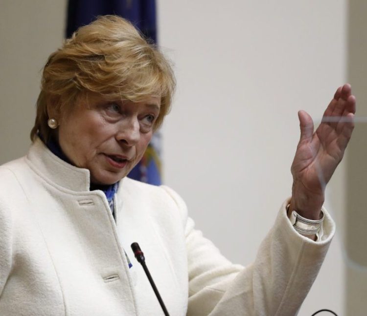 Gov. Janet Mills delivers her State of the Budget address to the Legislature on Feb. 11 at the State House in Augusta. She has vowed to undo LePage-era politics.