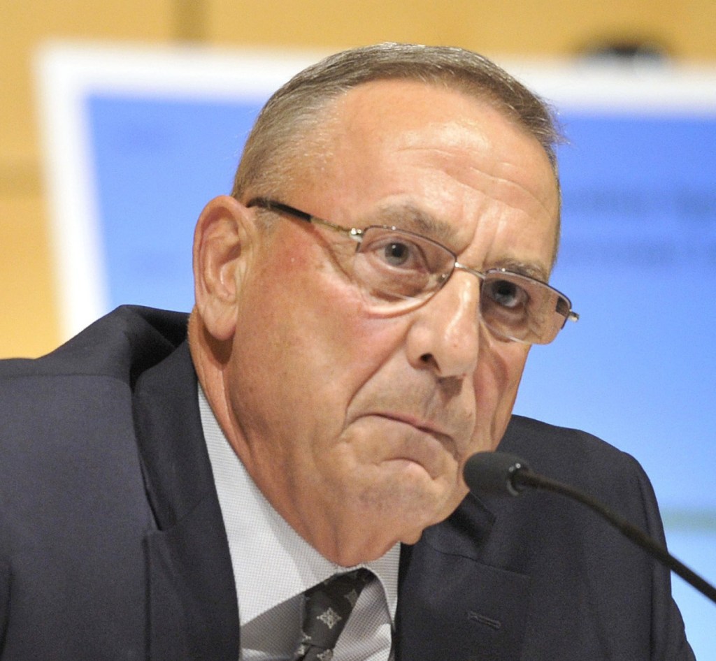 Former Gov. Paul LePage told WGAN radio he wasn't aware of paying $1,100 for a room at a Trump hotel, but "shame on me" if it happened "because I should have been on top of that."