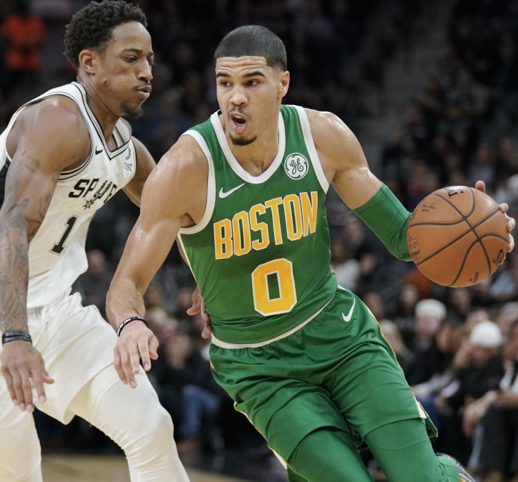Jayson Tatum's future looks bright, but it remains to be seen whether that future is as a member of the Celtics, who might consider trading Tatum this summer in exchange for Pelicans star Anthony Davis.