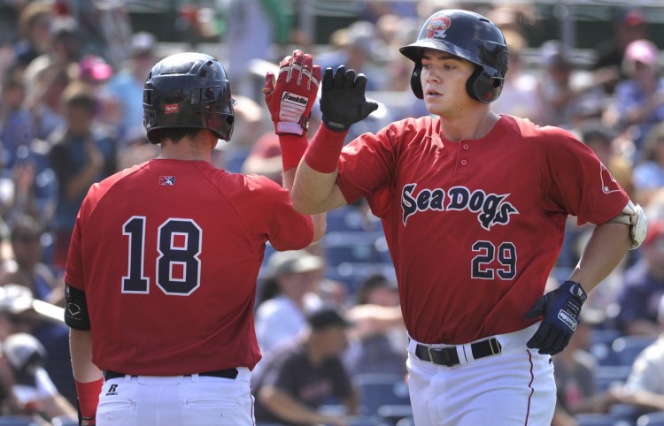 Bobby Dalbec finished last season with the Portland Sea Dogs, hitting six homers in 29 games. He's added seven pounds during the offseason and is just 'trying to get better' every day.