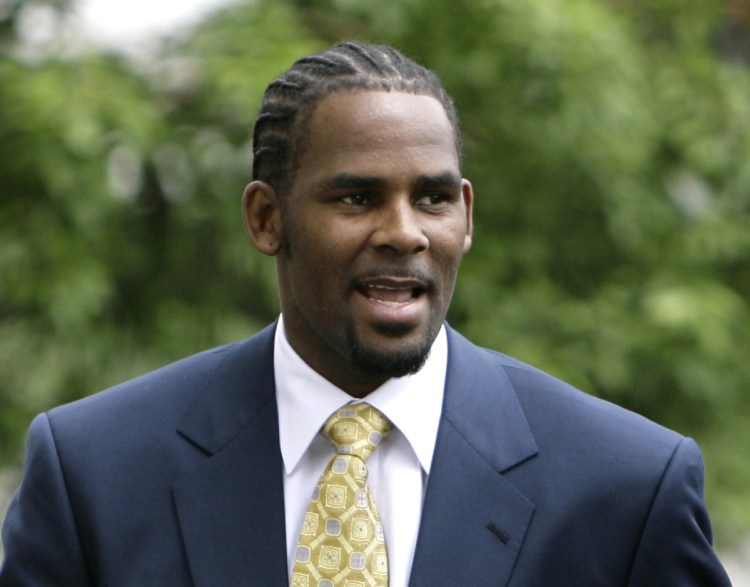 R&B singer R. Kelly is shown in 2008 when a jury acquitted him of child pornography charges over a graphic video that prosecutors said showed him having sex with a girl as young as 13.