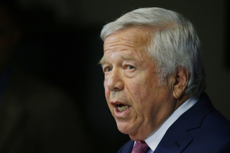 New England Patriots owner Robert Kraft faces possible punishment from the NFL after police in Florida announced he faces misdemeanor charges for solicitation of prostitution.